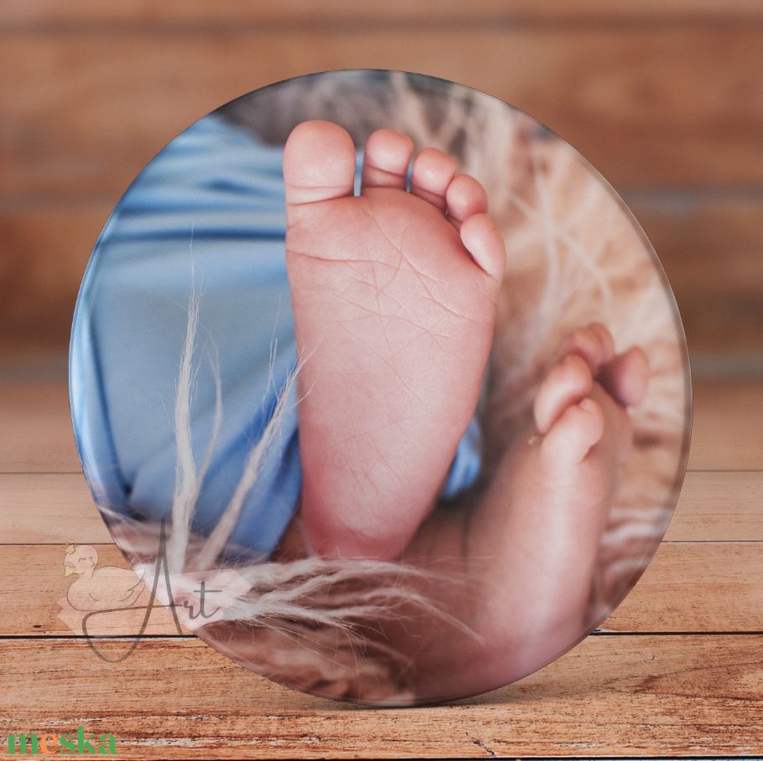 Baba fotó mágnes - babás mágnes - mérföldkő mágnes - szív - kör - egyedi - fényképes - kis baba - cuki - apró ajándék - otthon & életmód - konyhafelszerelés, tálalás - konyhai dekoráció - hűtőmágnes - Meska.hu