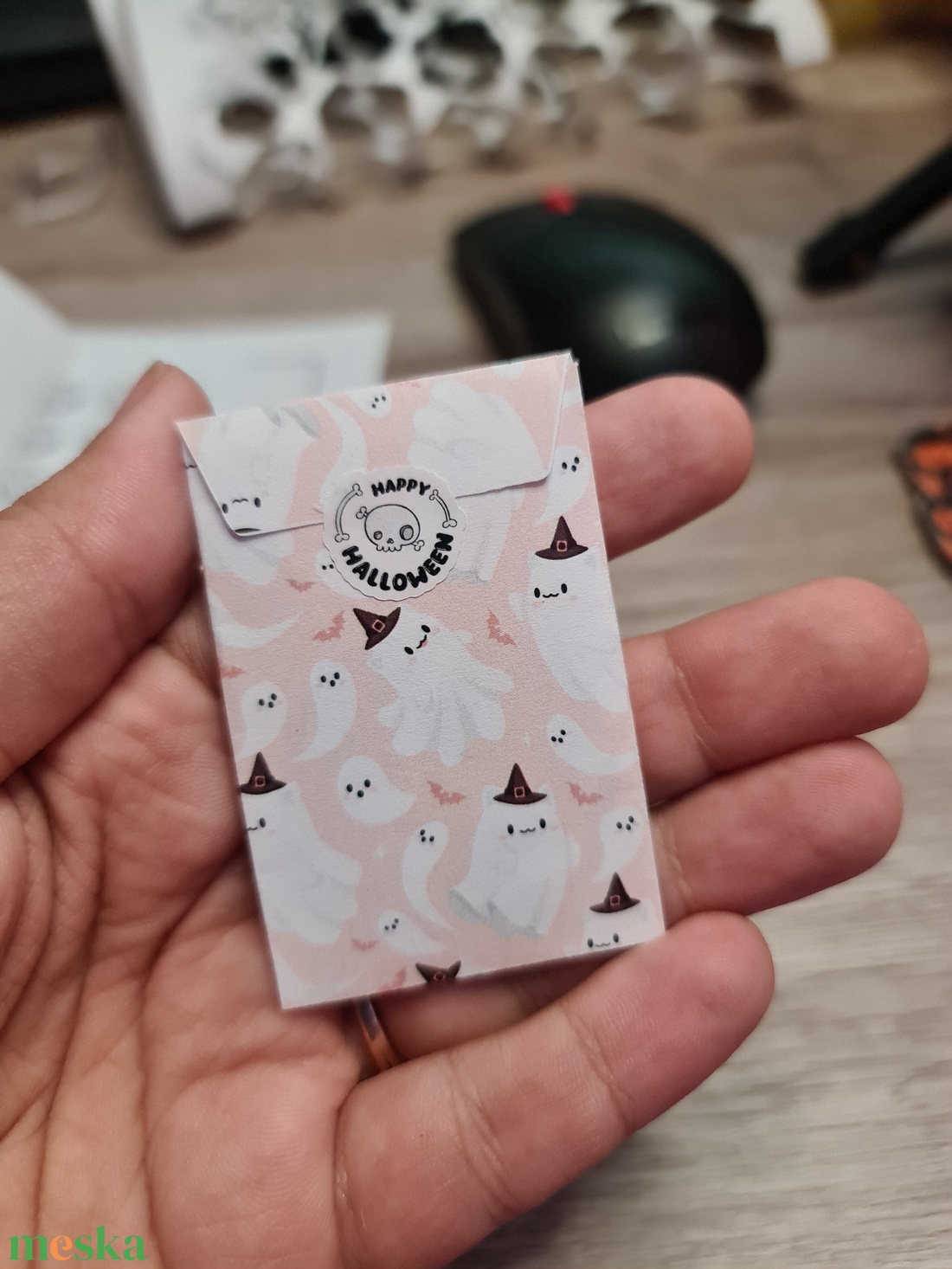 DIY papír doboz - ajándék doboz - csináld magad ajándék doboz - ékszer doboz - papír doboz - mézeskalács - karácsony box - ékszer - ékszertartó - ékszerdoboz - Meska.hu