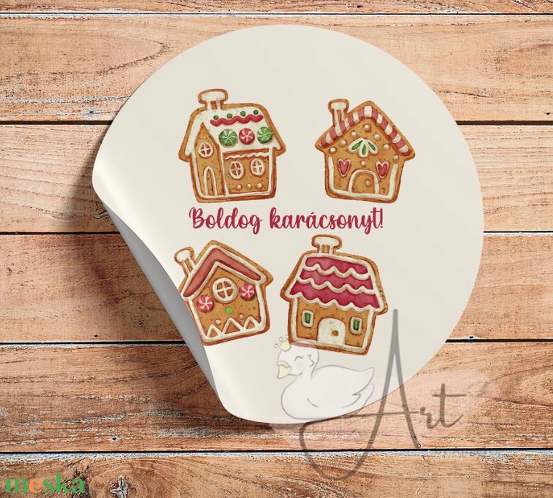 Karácsonyi mézeskalács mágnes - kitűző - zsebtükör - matrica - cuki - karácsony - mézi - olcsó ajándék - apró ajándék - otthon & életmód - konyhafelszerelés, tálalás - konyhai dekoráció - hűtőmágnes - Meska.hu