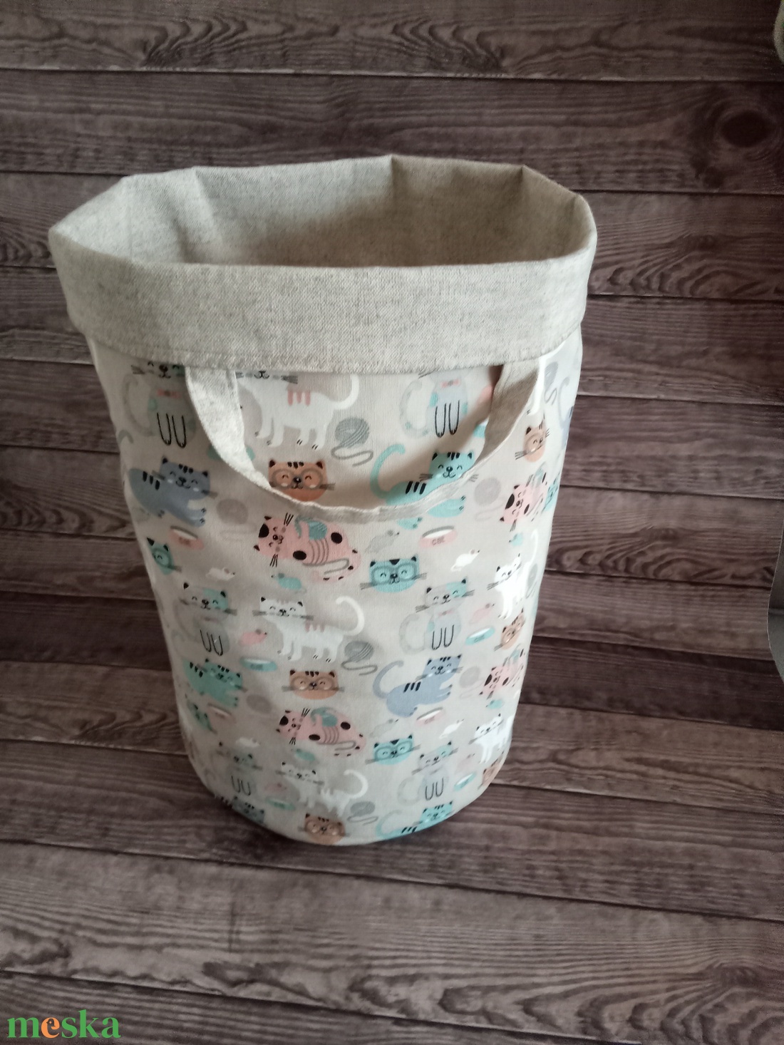 Szennyes ruhatáró kosár / játék tároló - táska & tok - pelenkatáska - pelenkatartó tok - Meska.hu
