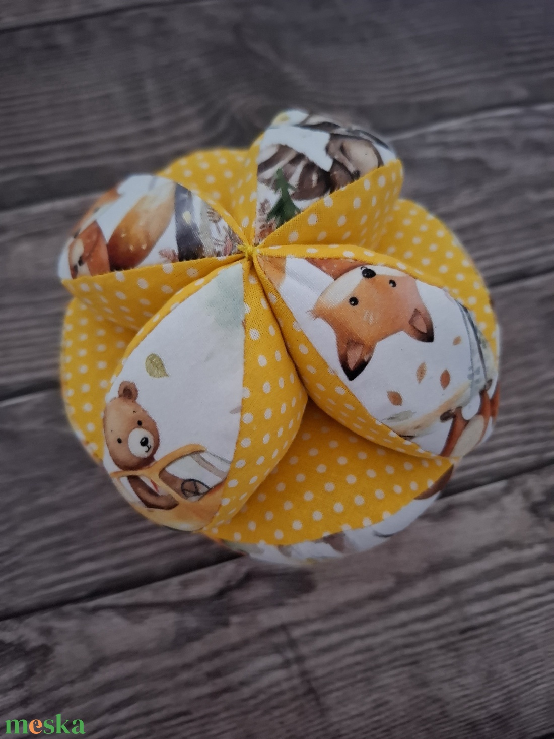 Montessori fejlesztő labda - szétszedhető - játék & sport - 3 éves kor alattiaknak - babalabda - Meska.hu