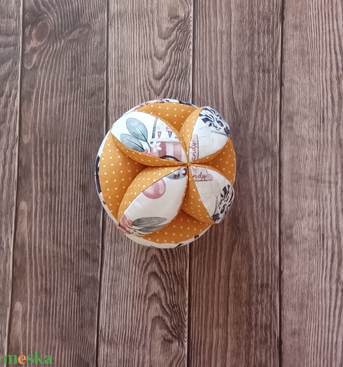 Montessori fejlesztő labda - szétszedhető - játék & sport - 3 éves kor alattiaknak - babalabda - Meska.hu