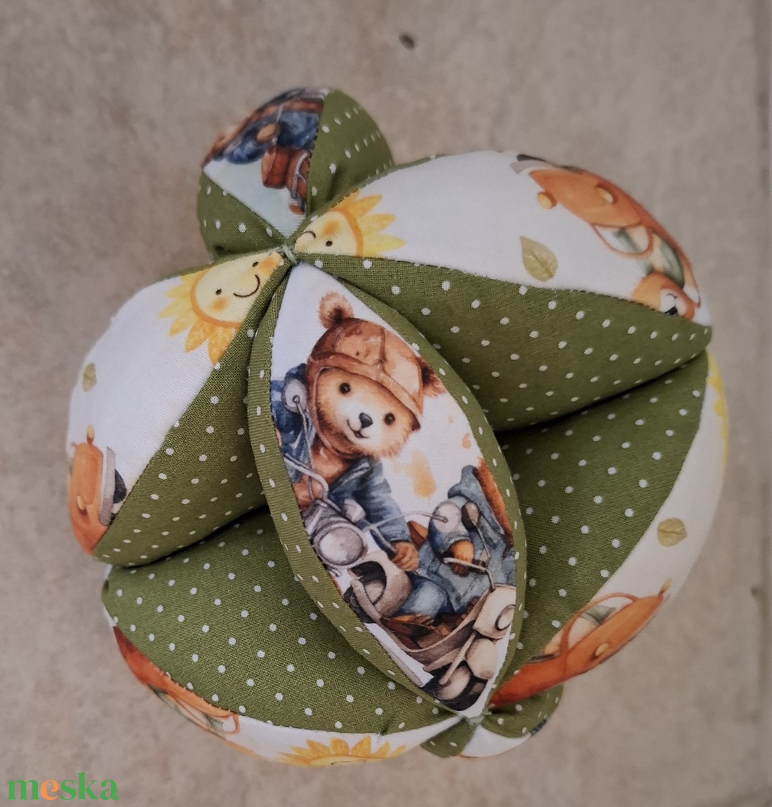 Montessori fejlesztő labda - szétszedhető - baba - mama - baba játékok - babalabda - Meska.hu