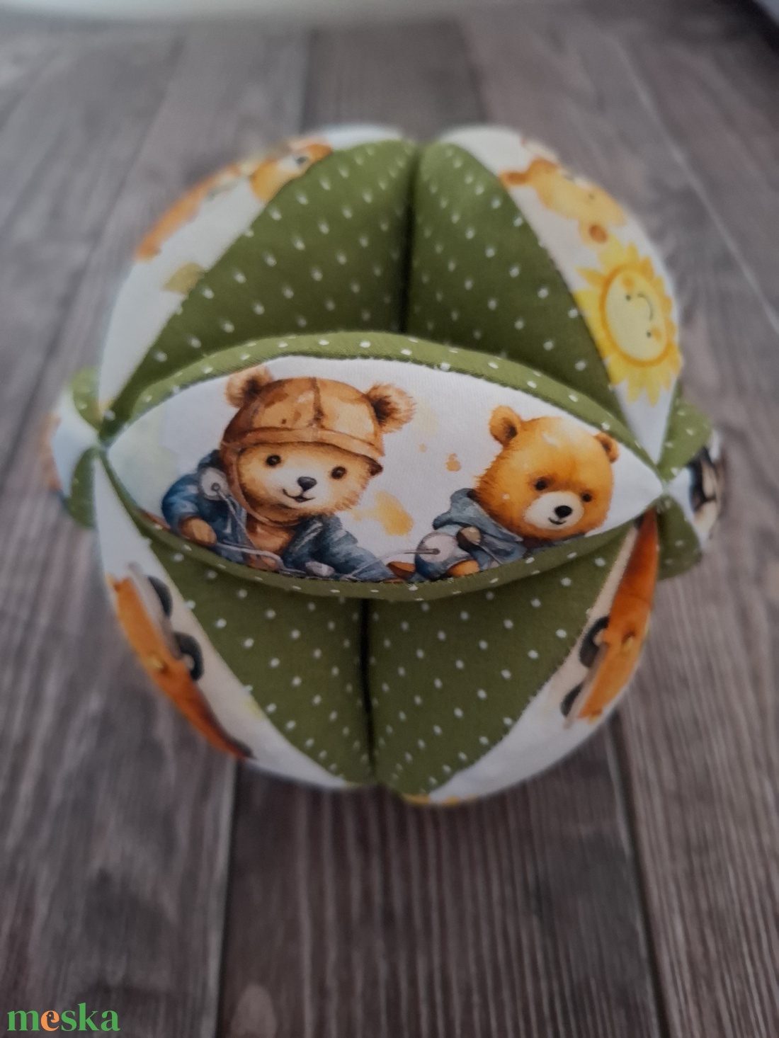 Montessori fejlesztő labda - szétszedhető - baba - mama - baba játékok - babalabda - Meska.hu