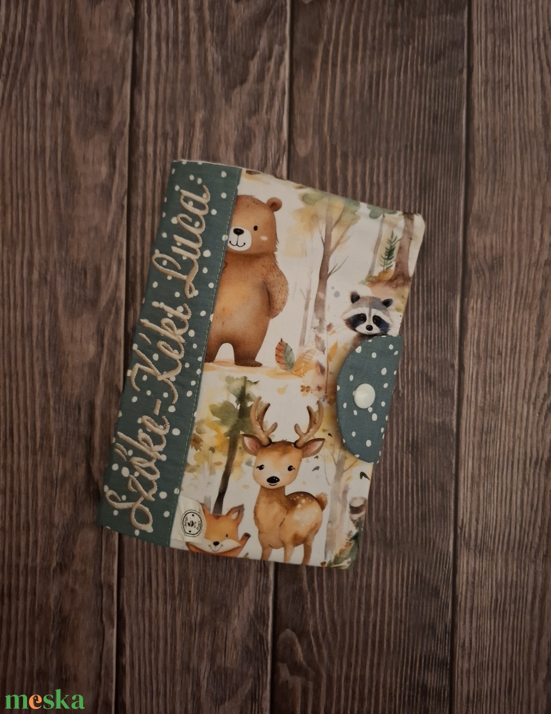 Prémium designer eü.kiskönyv borító + meggymagpárna  - baba - mama - pelenkázó, babafürdető kellékek - pelenkázó szett - Meska.hu