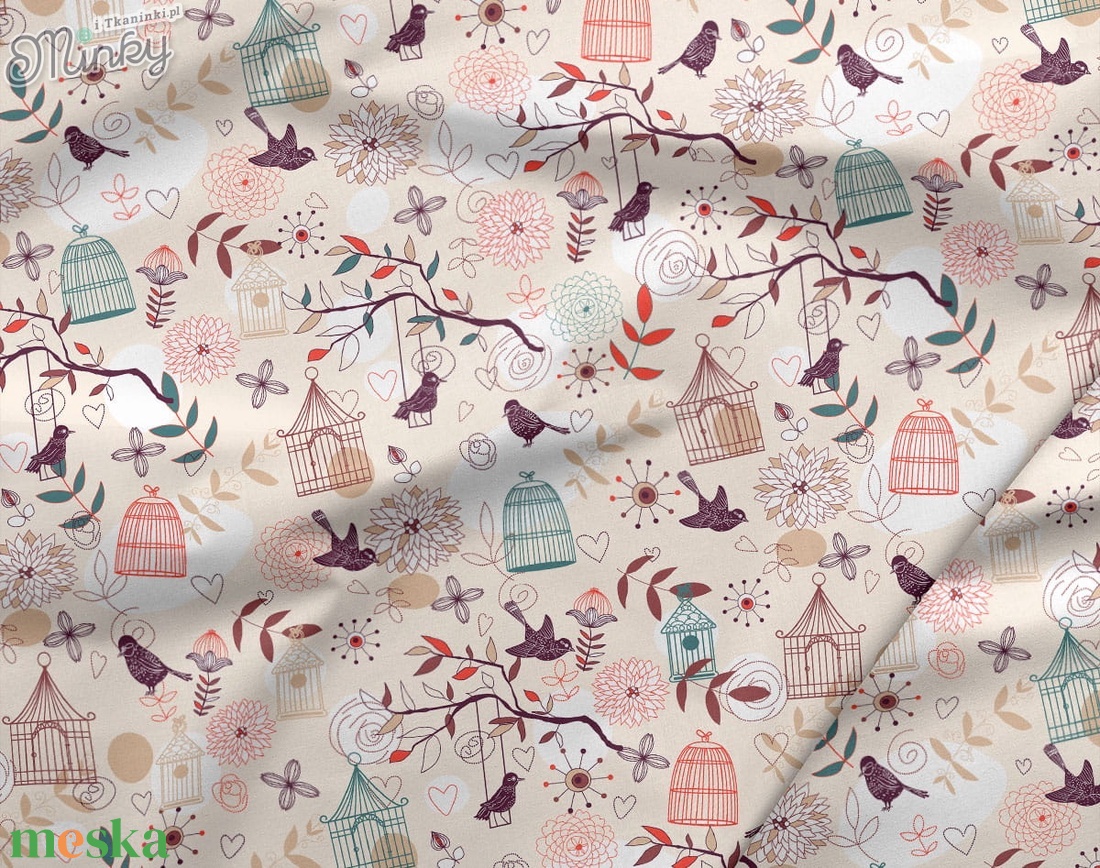 Prémium designer pamutszatén/pamutvászon - kellékek & szerszámok - méteráru - vászon - pamutvászon - Meska.hu