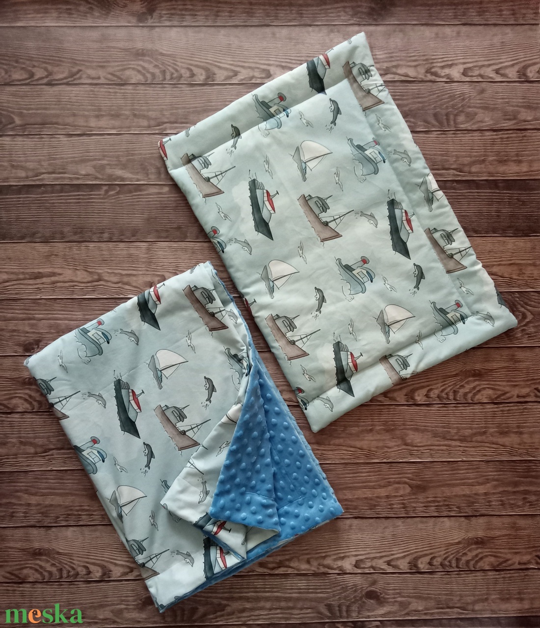 ovis párnahuzat vagy lapos párna 40 x 50 cm - játék & sport - ovis felszerelés - ovis szett - Meska.hu