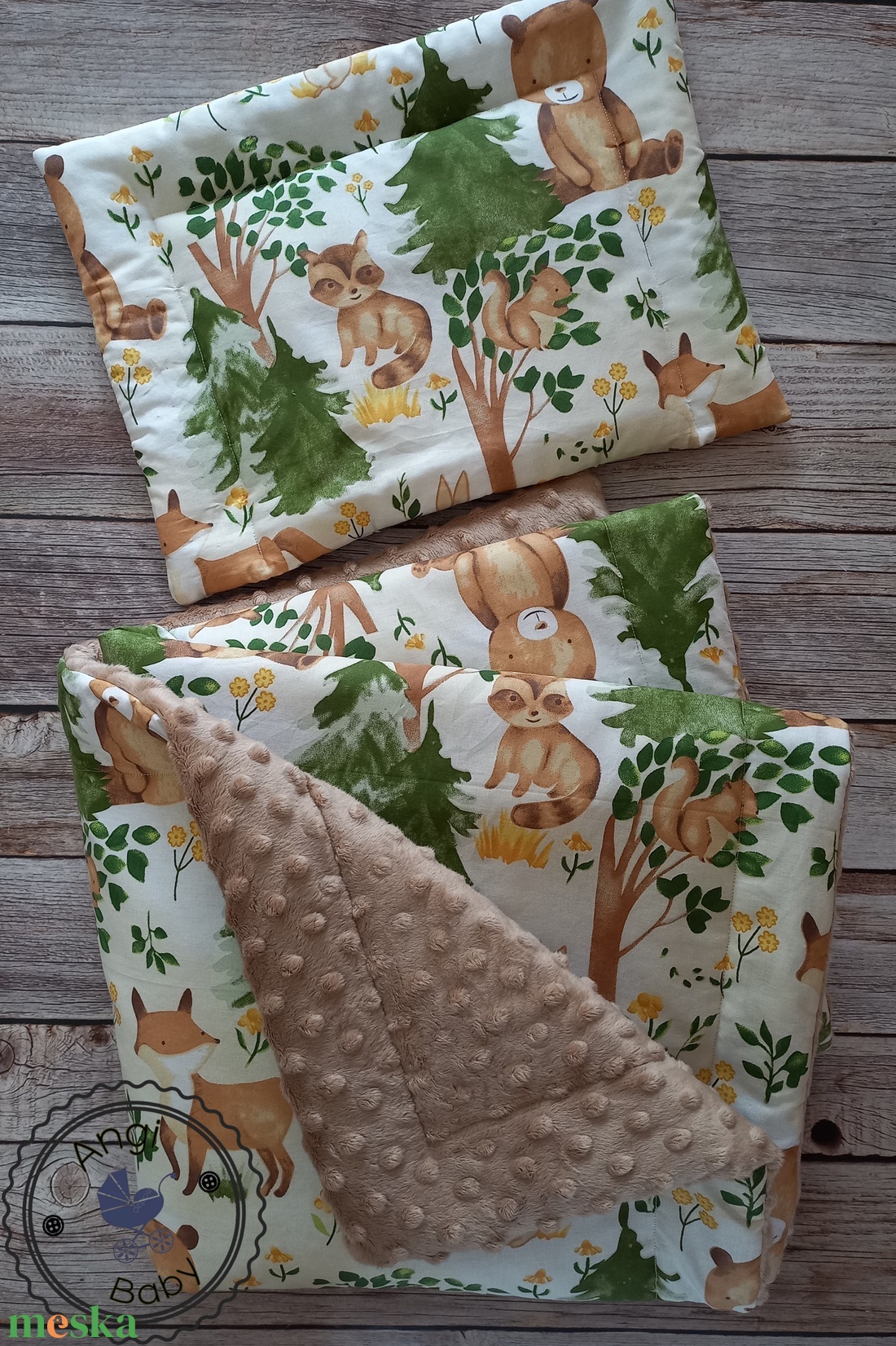 Ovis ágyneműgarnitúra (takaró 100 x 135 cm  + párnahuzat vagy lapos párna 40 x 50 cm) - játék & sport - ovis felszerelés - ovis ágynemű - Meska.hu