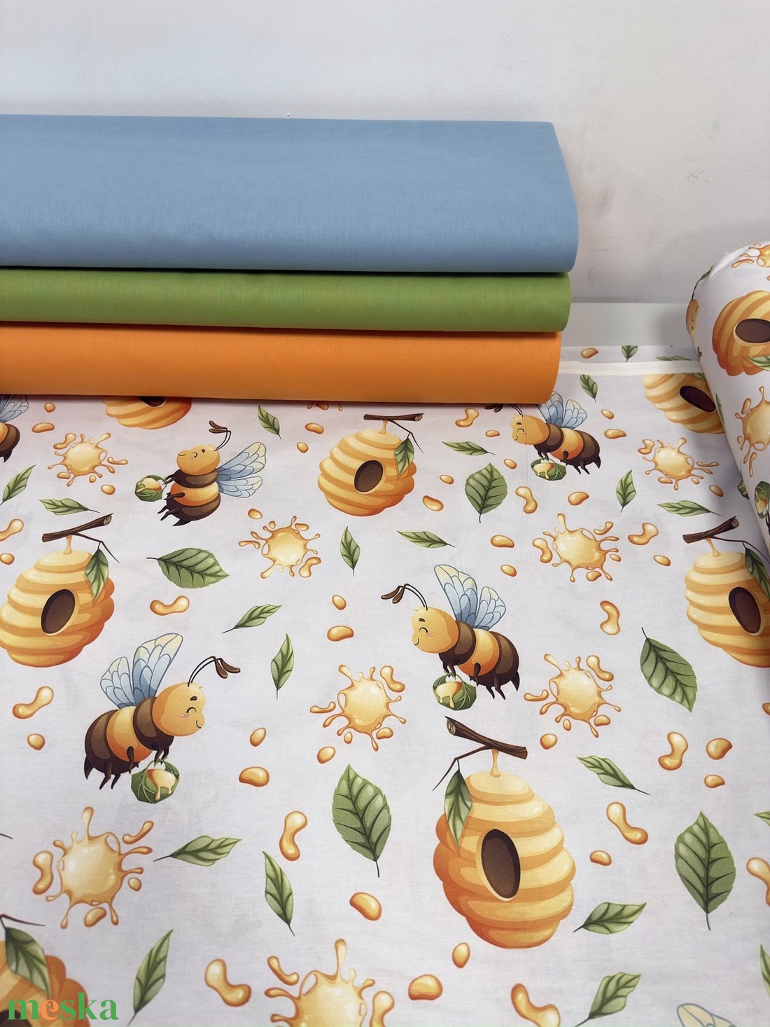 Prémium designer pamutszatén/pamutvászon - kellékek & szerszámok - méteráru - vászon - pamutvászon - Meska.hu