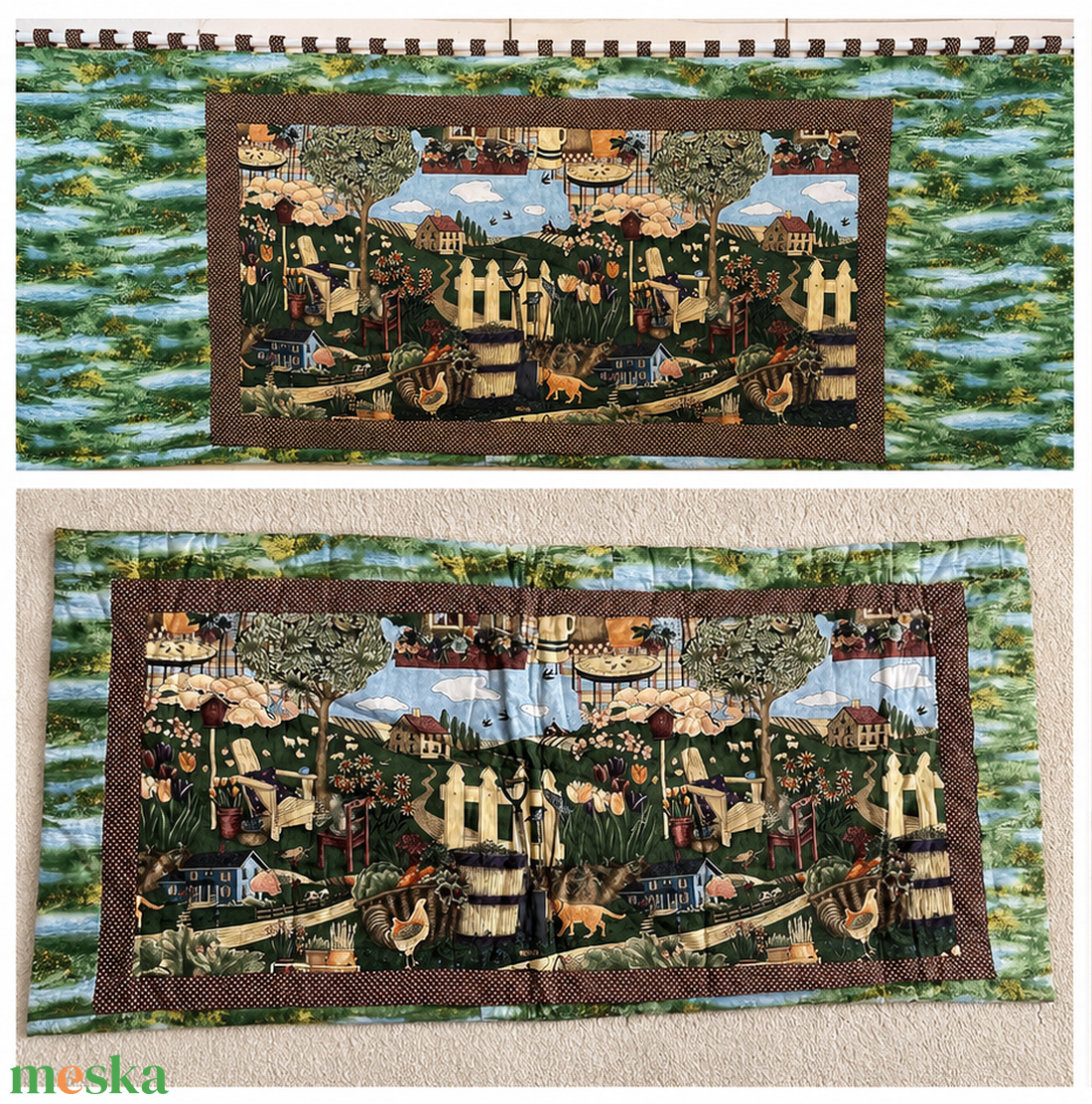 Falvédő - 192 x 64 cm  késztermék - otthon & életmód - lakástextil - falvédő - Meska.hu