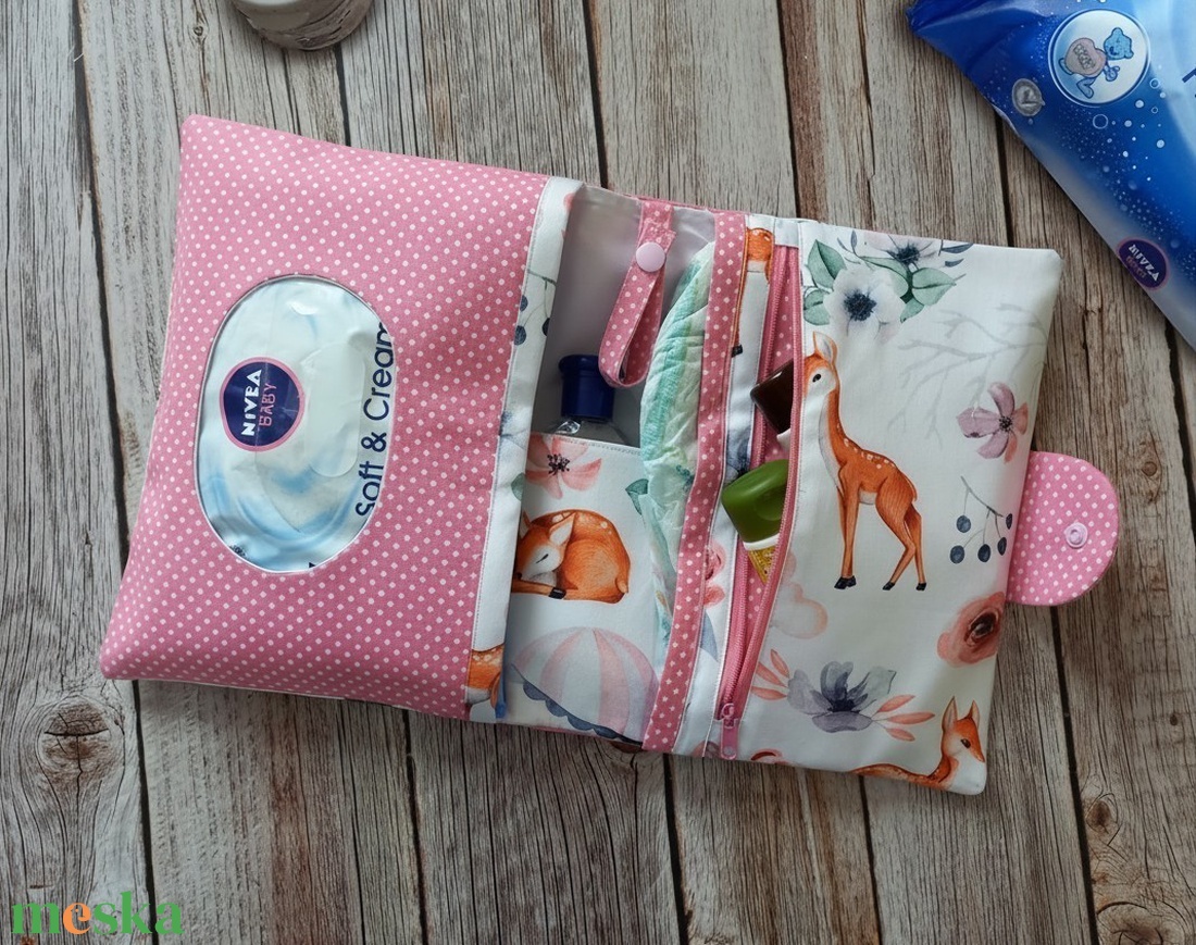 Pelenkatartó táska / pelenkázó neszeszer / pelenkázó táska / pelenkatáska - baba - mama - pelenkázó, babafürdető kellékek - pelenkázó neszeszer, pelenkatartó - Meska.hu