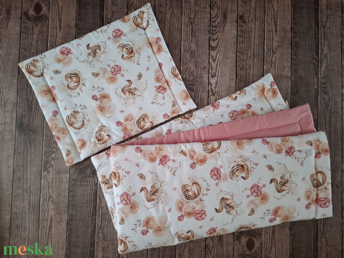 Baba ágyneműgarnitúra (takaró + párna) - baba - mama - baba ágynemű - szett kiságyba - Meska.hu