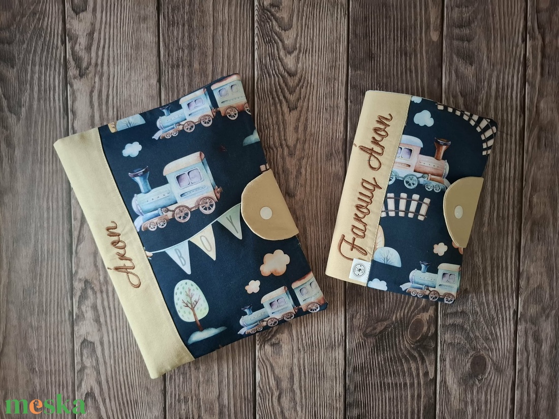 Pelenkatartó táska + egészségügyi kis könyv borító  késztermék - baba - mama - pelenkázó, babafürdető kellékek - pelenkázó szett - Meska.hu