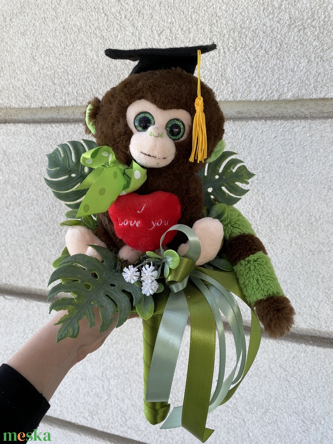 Ballagási maki csokor - otthon & életmód - dekoráció - virágdísz és tartó - csokor & virágdísz - Meska.hu