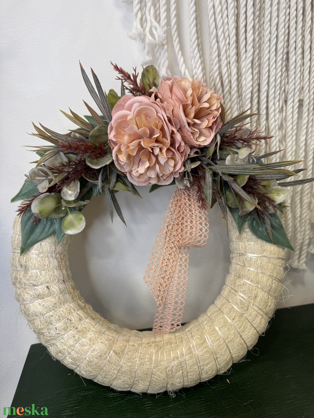 Mindenszenteki koszorú természetes, elegáns hangulatban (25 cm) - otthon & életmód - vallás - temetkezési tárgy - Meska.hu Mindenszenteki koszorú természetes, elegáns hangulatban (25 cm) - otthon & életmód - vallás - temetkezési tárgy - Meska.hu