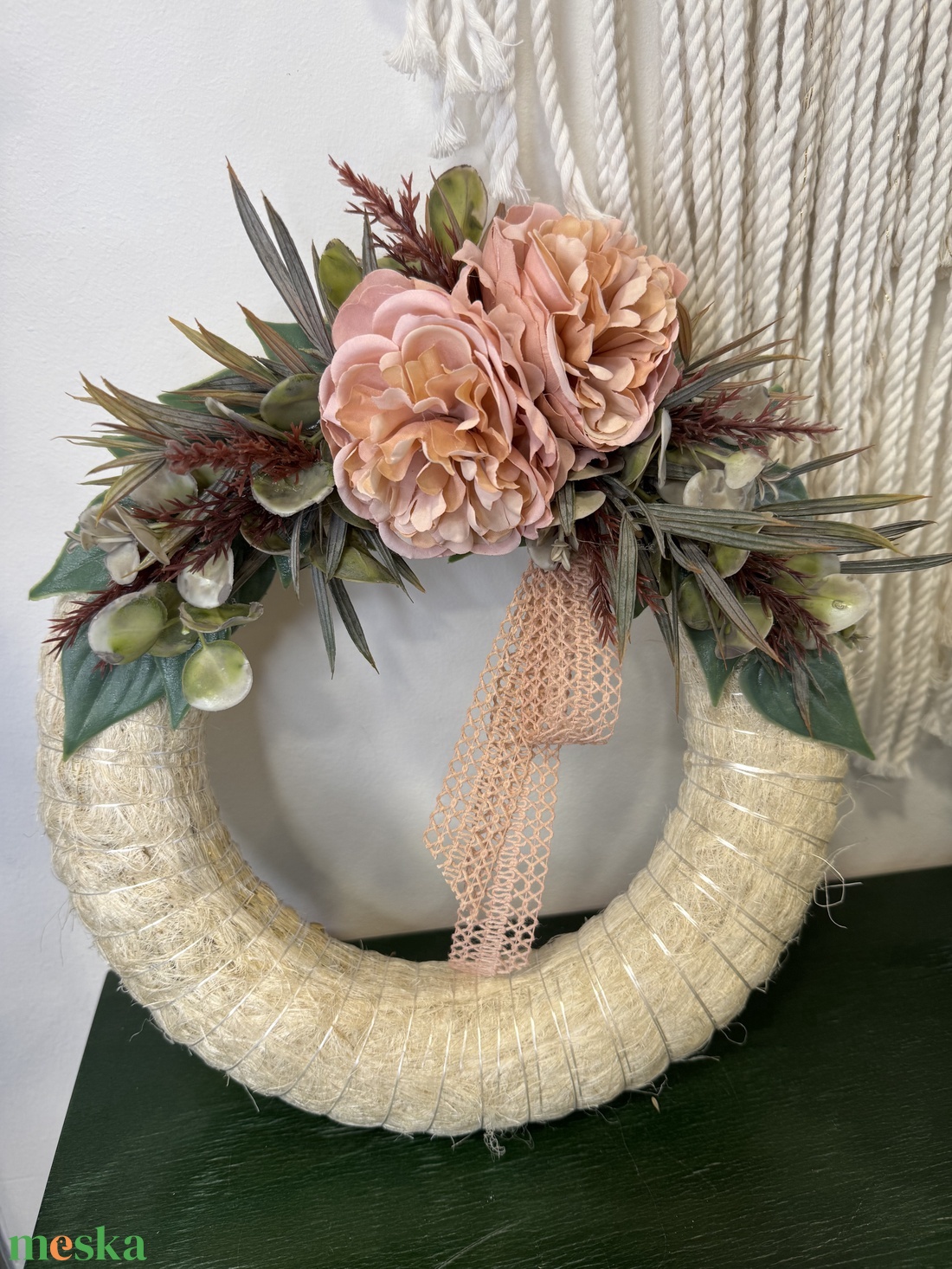 Mindenszenteki koszorú természetes, elegáns hangulatban (25 cm) - otthon & életmód - vallás - temetkezési tárgy - Meska.hu Mindenszenteki koszorú természetes, elegáns hangulatban (25 cm) - otthon & életmód - vallás - temetkezési tárgy - Meska.hu