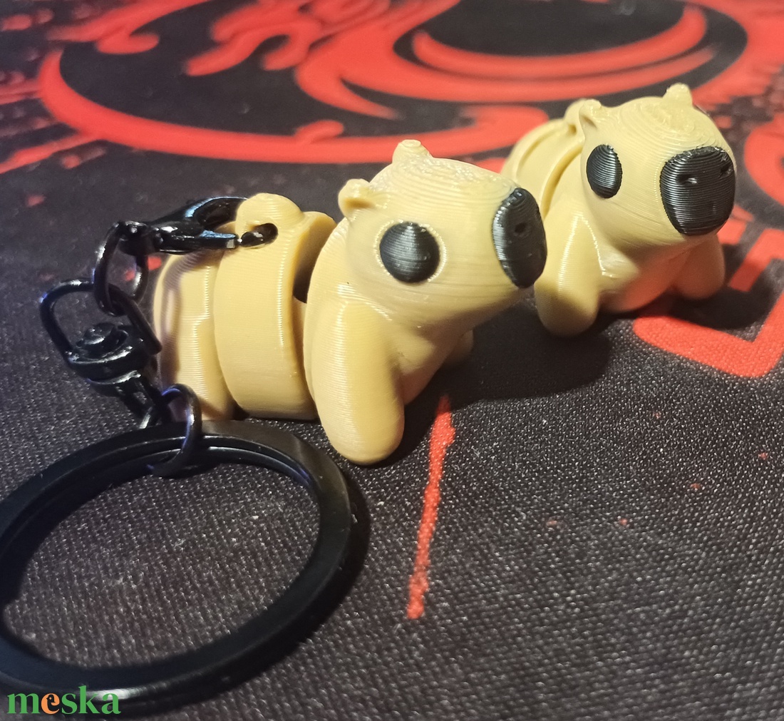 Baby capybara kulcstartó fekete fém kulcskarikával - táska & tok - kulcstartó & táskadísz - kulcstartó - Meska.hu Baby capybara kulcstartó fekete fém kulcskarikával - táska & tok - kulcstartó & táskadísz - kulcstartó - Meska.hu