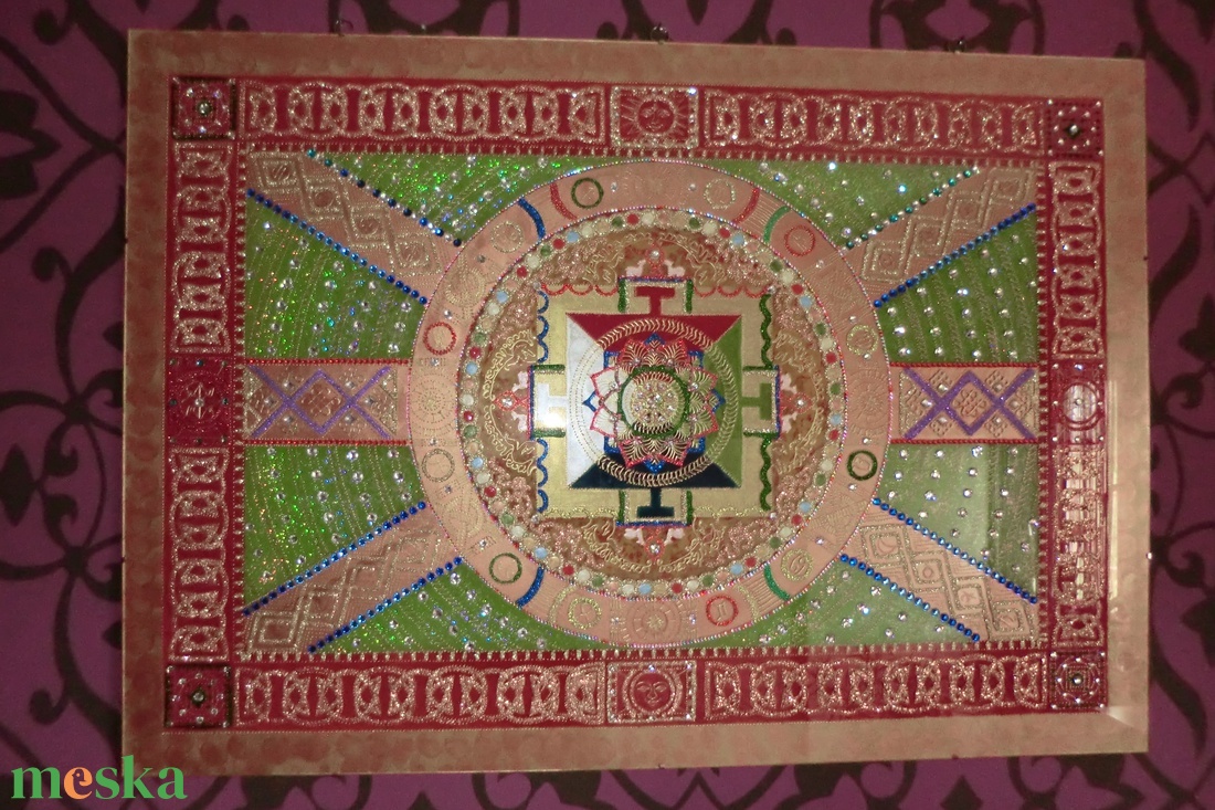 tibeti mandala - otthon & életmód - dekoráció - spiritualitás - mandala - Meska.hu