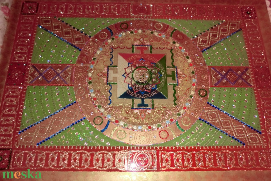 tibeti mandala - otthon & életmód - dekoráció - spiritualitás - mandala - Meska.hu
