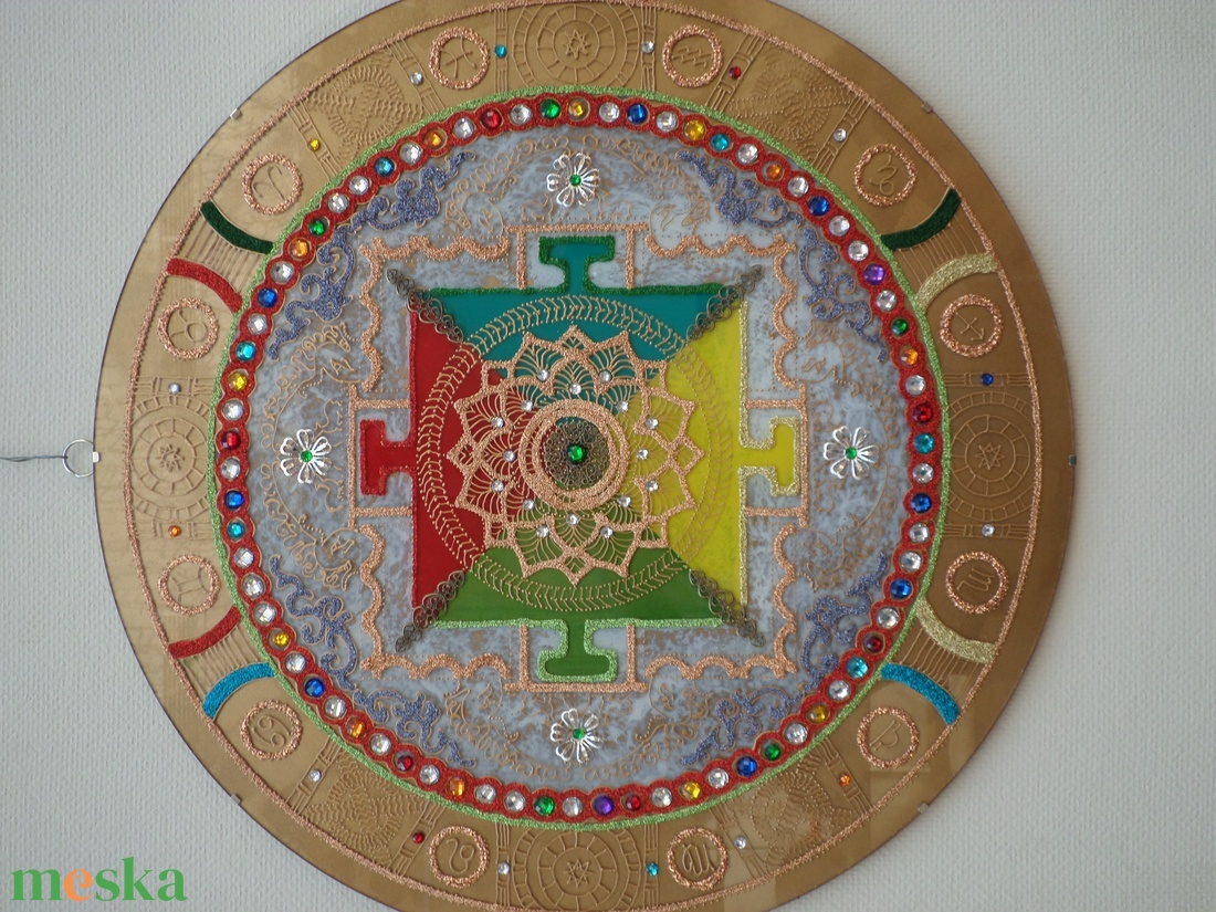 tibeti mandala - otthon & lakás - dekoráció - spiritualitás - mandala - Meska.hu