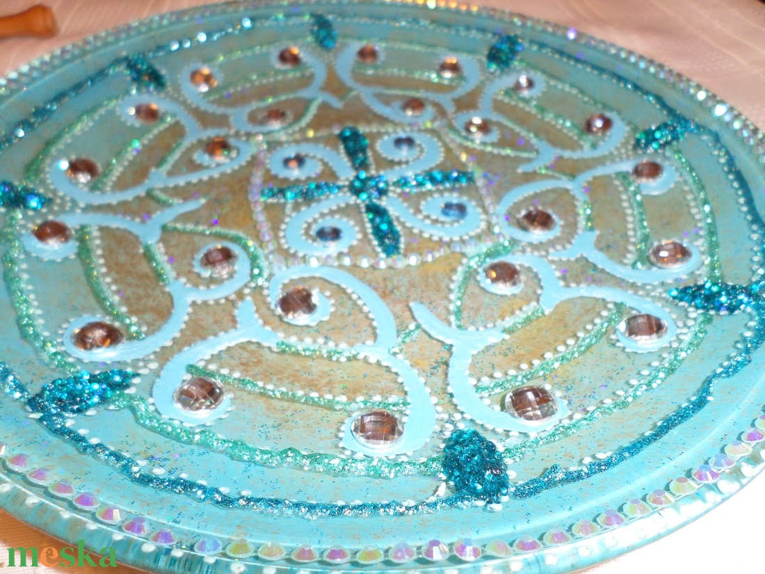 mandala tál - otthon & életmód - dekoráció - spiritualitás - mandala - Meska.hu