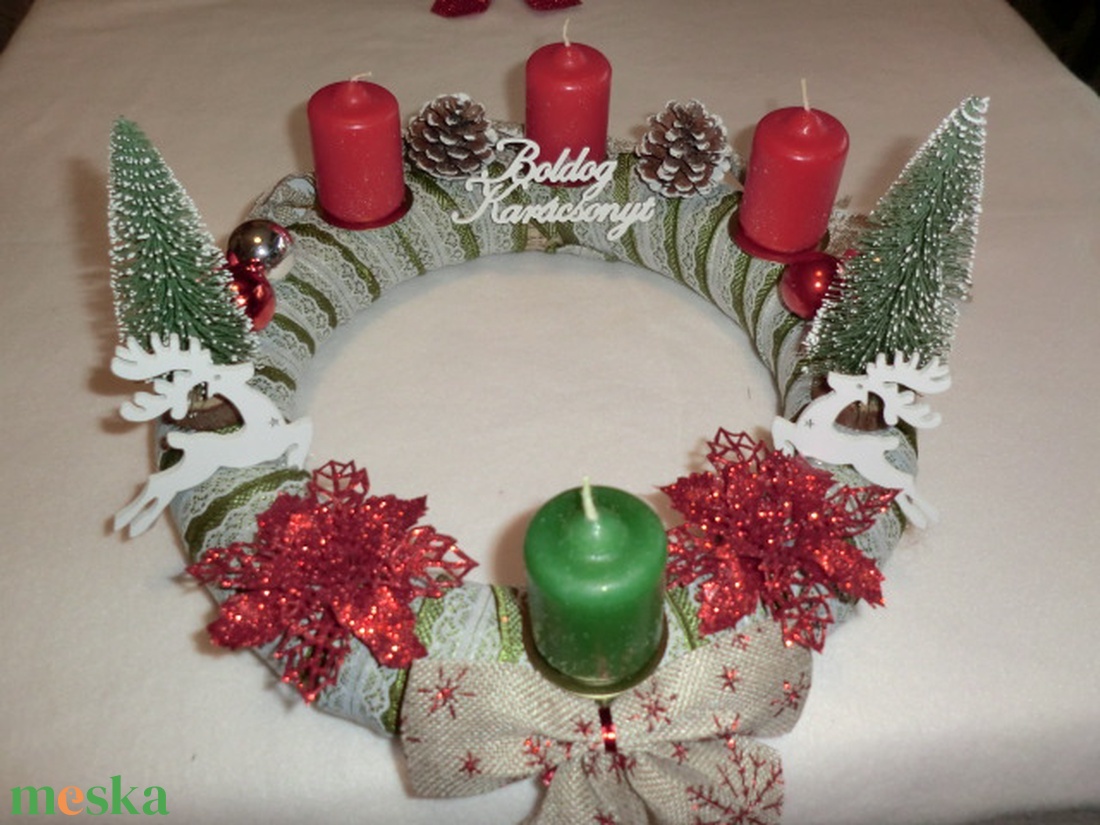 Adventi koszorú - karácsony - adventi díszek - adventi koszorú - Meska.hu Adventi koszorú - karácsony - adventi díszek - adventi koszorú - Meska.hu