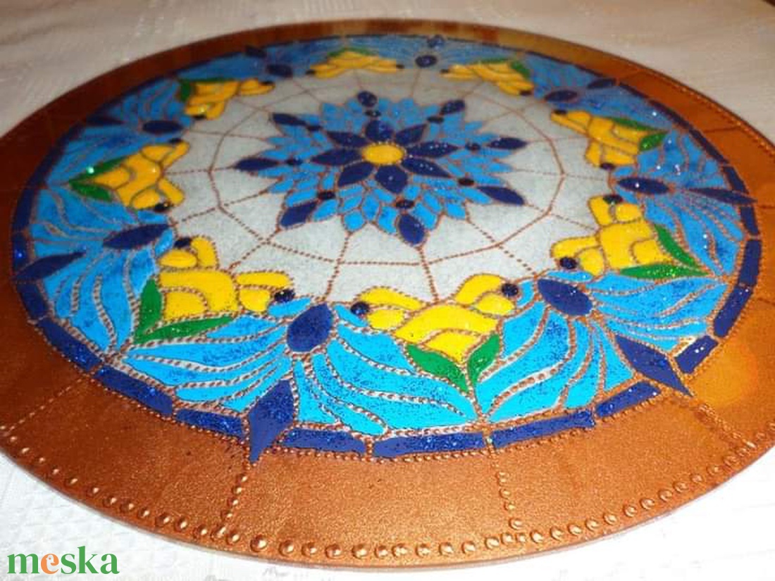 Mandala kék színben - otthon & életmód - dekoráció - asztal és polc dekoráció - bonsai - Meska.hu Mandala kék színben - otthon & életmód - dekoráció - asztal és polc dekoráció - bonsai - Meska.hu