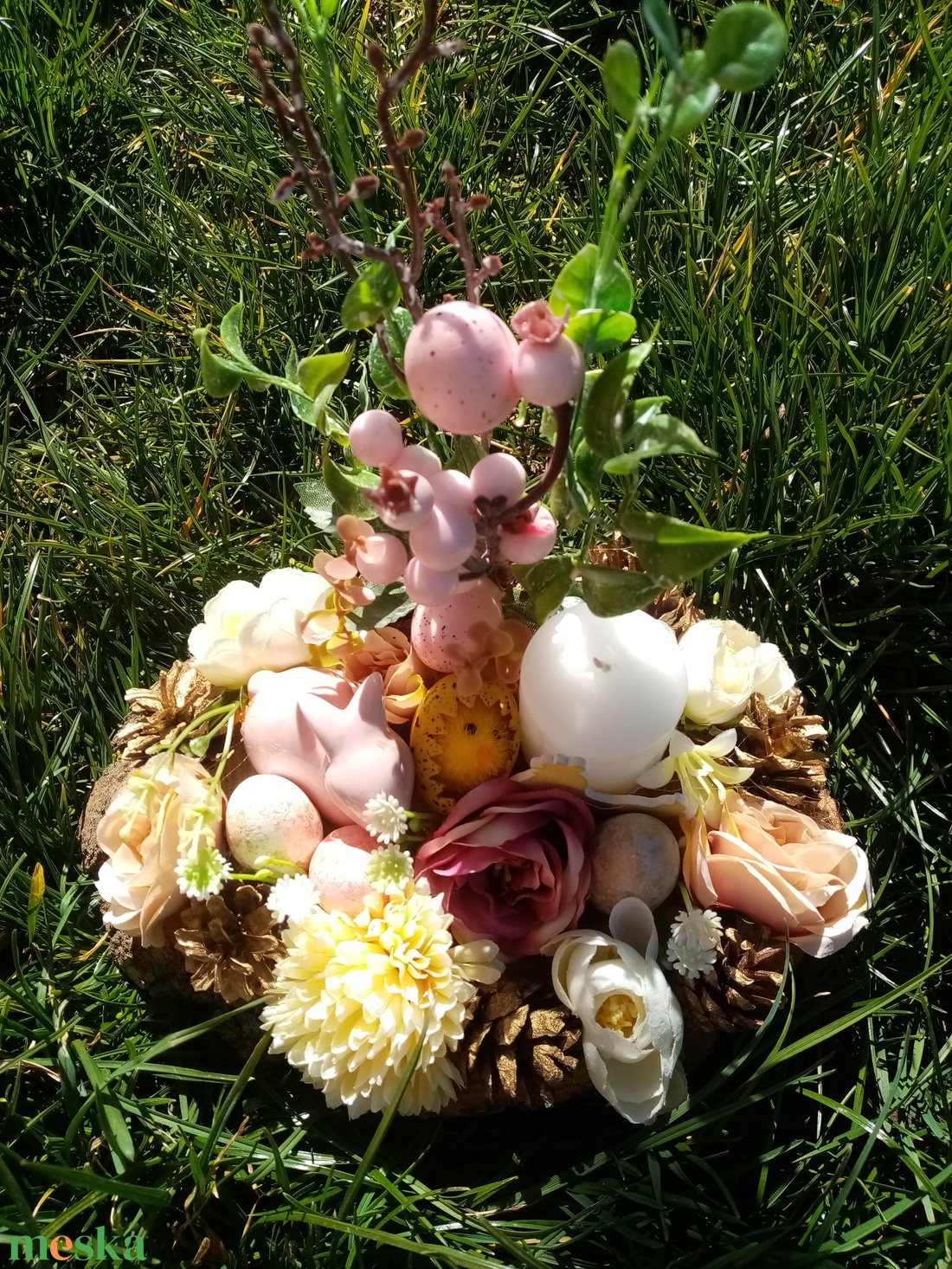 Húsvéti asztali díszek  - otthon & életmód - dekoráció - asztal és polc dekoráció - asztaldísz - Meska.hu