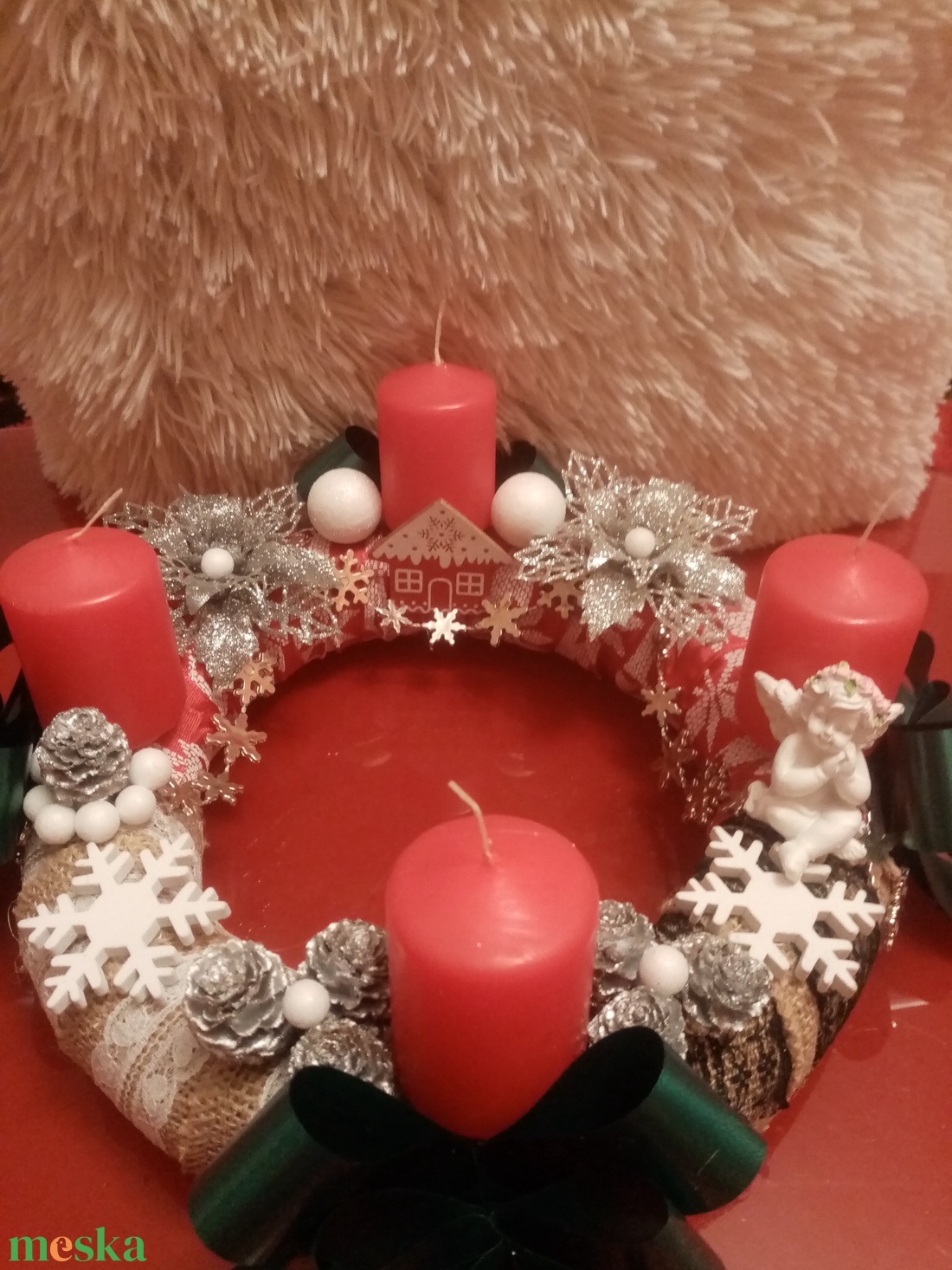 Adventi koszorú - karácsony - adventi díszek - adventi koszorú - Meska.hu Adventi koszorú - karácsony - adventi díszek - adventi koszorú - Meska.hu