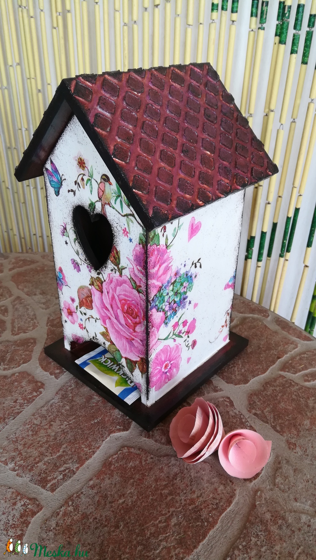 teaház,tea tartó,teafilter tartó - otthon & életmód - konyhafelszerelés, tálalás - konyhai tárolás - tea & kávé tárolás - Meska.hu