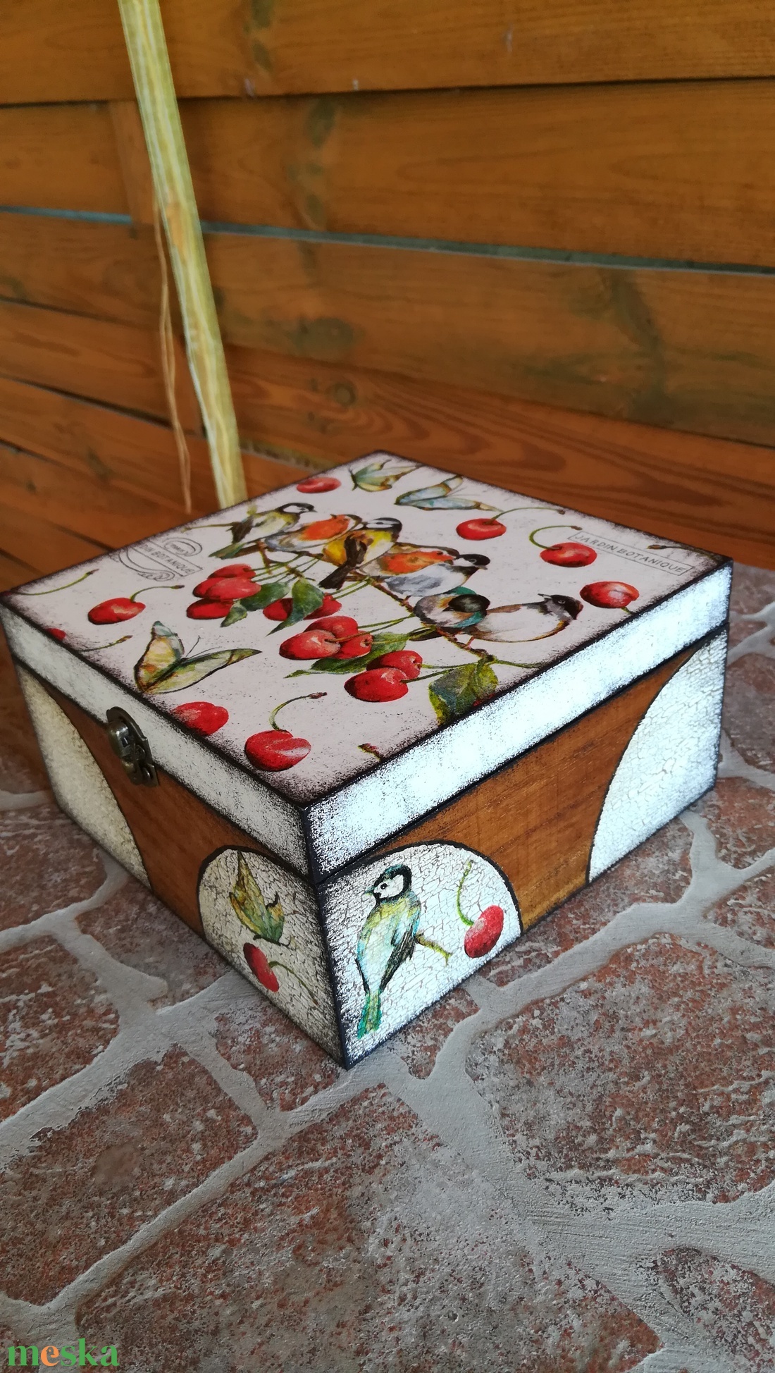 Ékszerdoboz ,Teásdoboz, doboz,teatartó  ,tároló - ékszer - ékszertartó - ékszerdoboz - Meska.hu