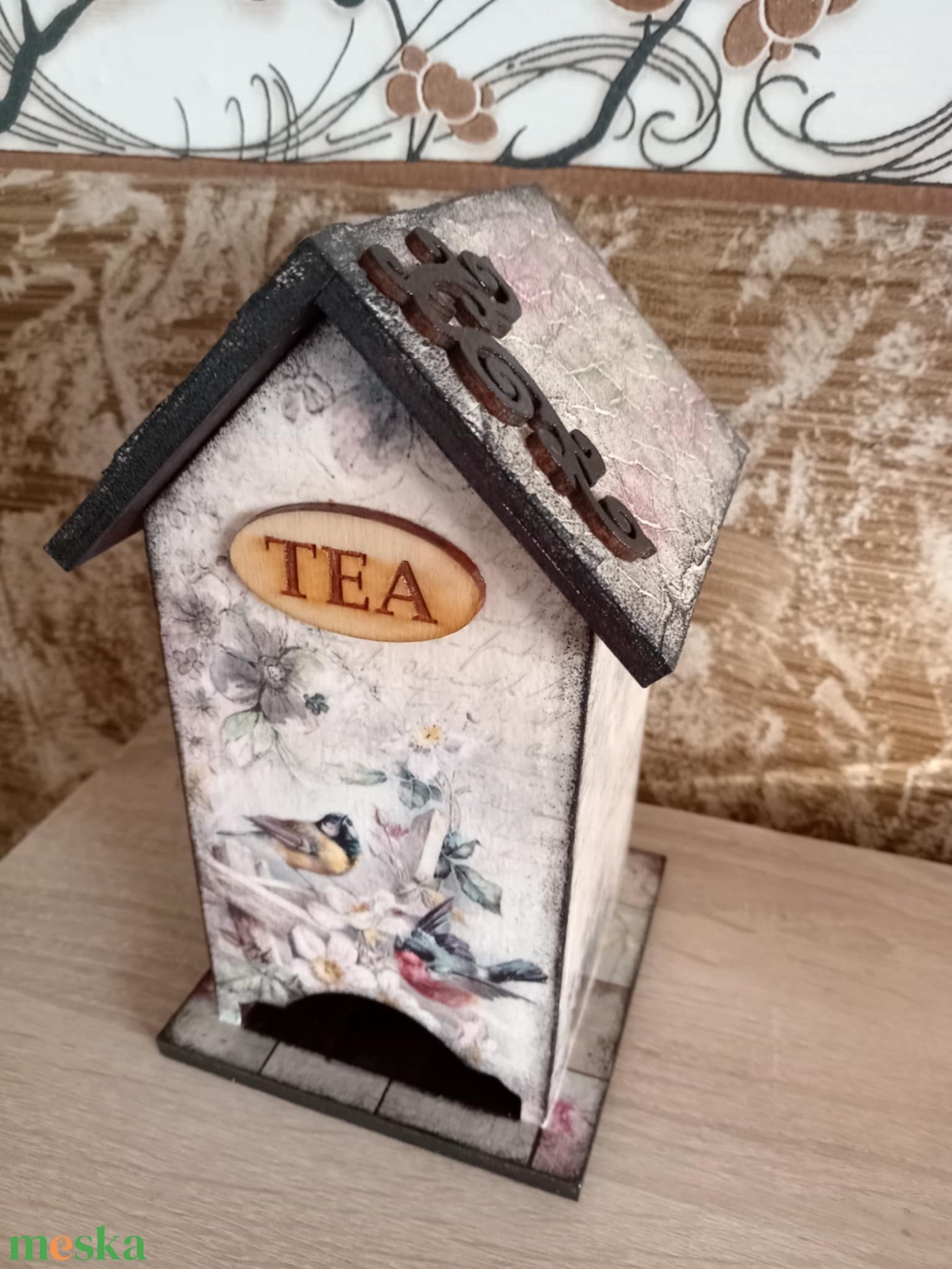 teaház, tea tartó - otthon & életmód - konyhafelszerelés, tálalás - konyhai tárolás - tea & kávé tárolás - Meska.hu