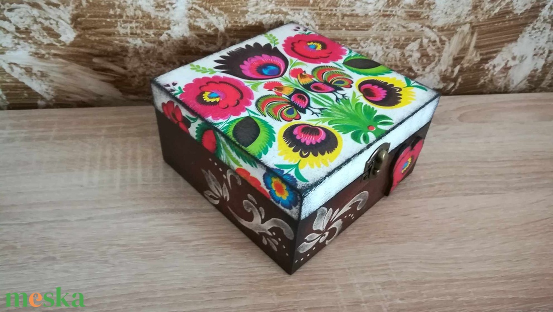 Ékszerdoboz ,Teásdoboz, doboz,teatartó  ,tároló - ékszer - ékszertartó - ékszerdoboz - Meska.hu