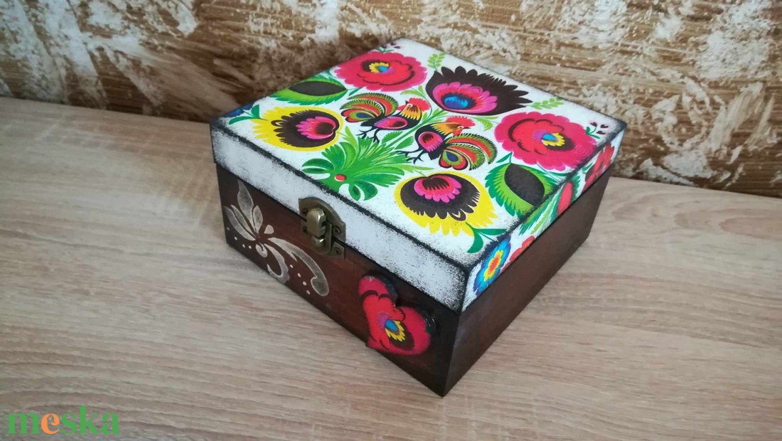 Ékszerdoboz ,Teásdoboz, doboz,teatartó  ,tároló - ékszer - ékszertartó - ékszerdoboz - Meska.hu
