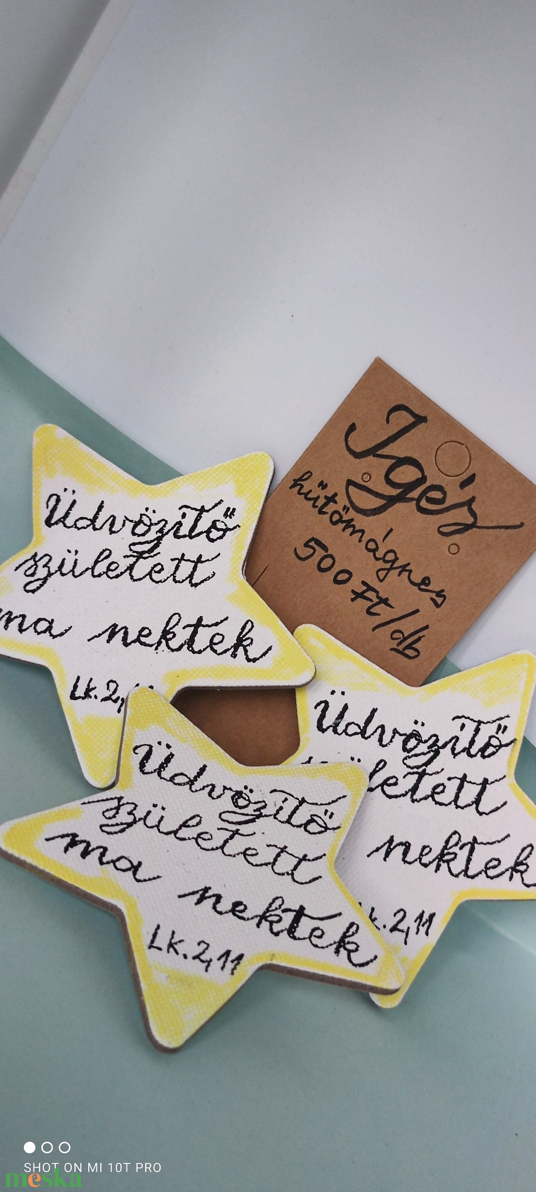 Hűtőmágnes, kézzel írt Igés  - otthon & életmód - konyhafelszerelés, tálalás - konyhai dekoráció - hűtőmágnes - Meska.hu