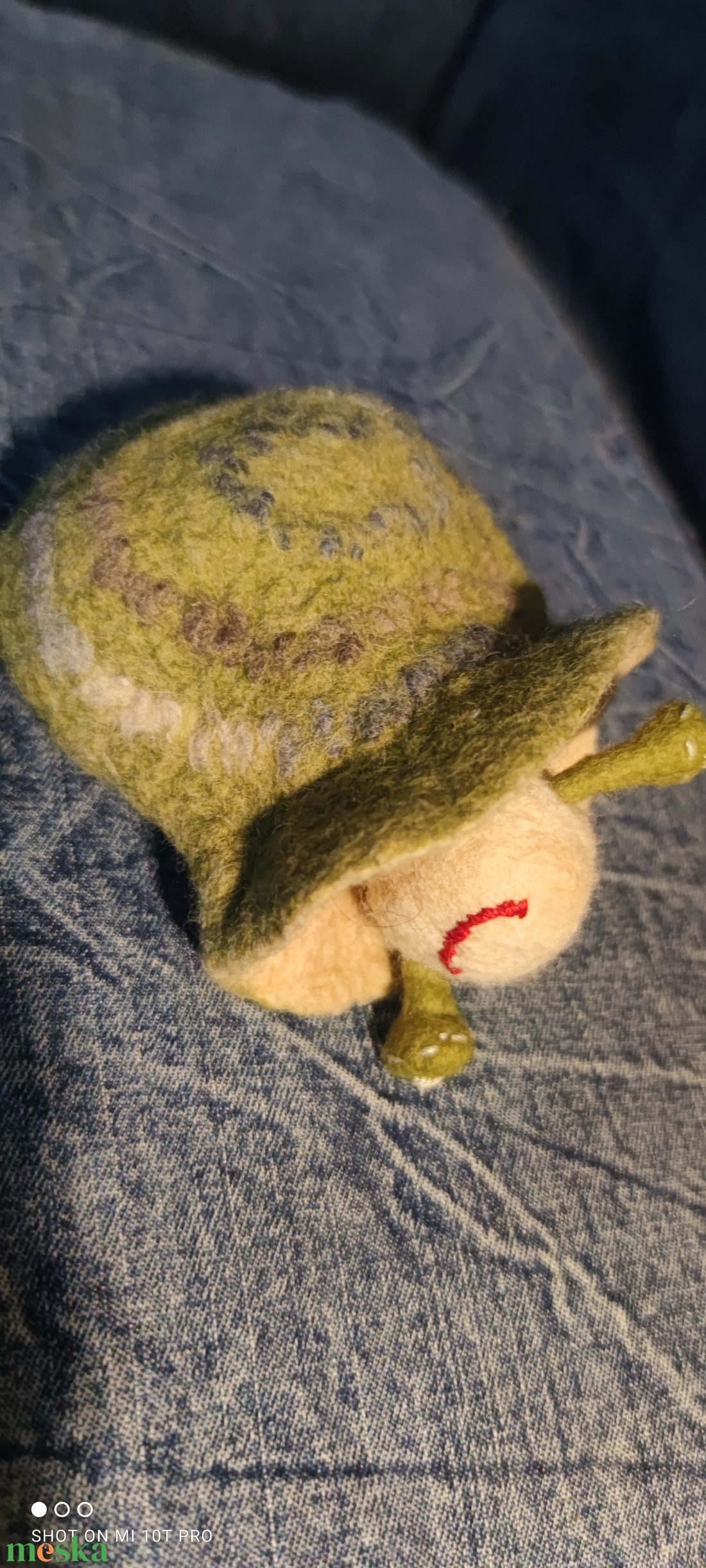 Csigusz, nemez fejlesztőjáték - játék & sport - készségfejlesztő és logikai játék - oktató játékok - Meska.hu