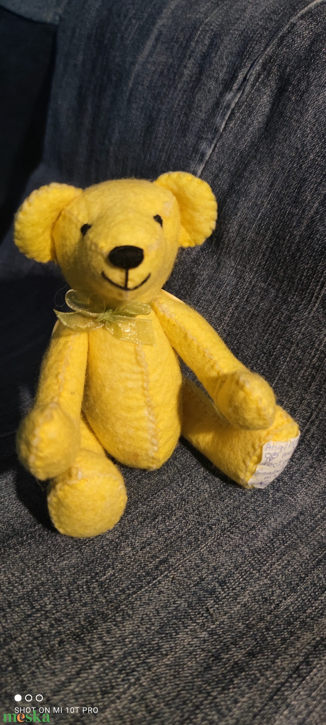  Nyárika Szabott - varrt gyapjú mackó gyűjtőknek  - játék & sport - plüssállat & játékfigura - egér - Meska.hu