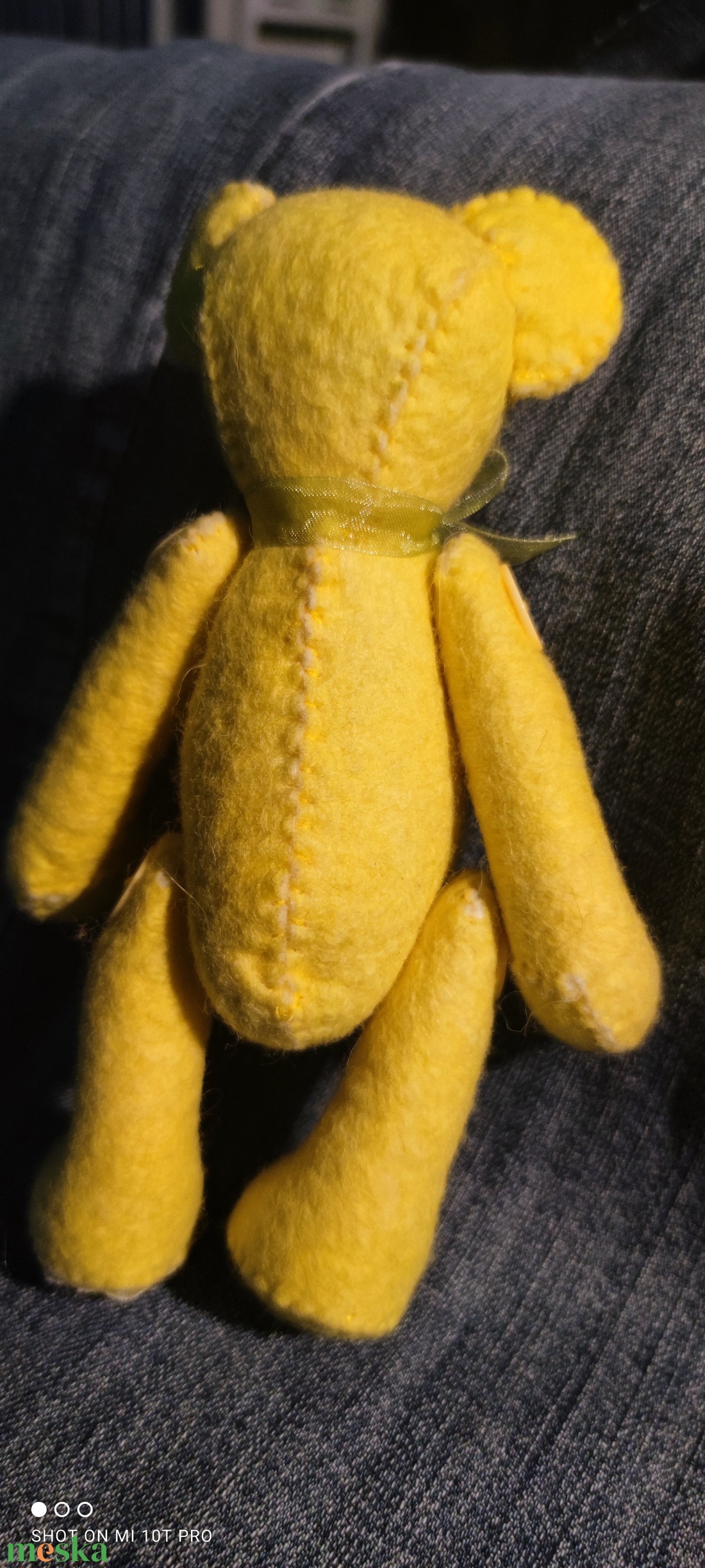  Nyárika Szabott - varrt gyapjú mackó gyűjtőknek  - játék & sport - plüssállat & játékfigura - egér - Meska.hu