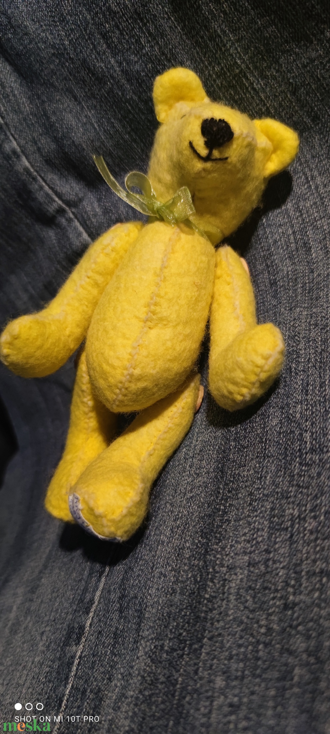 Szundi Szabott - varrt gyapjú mackó gyűjtőknek  - játék & sport - plüssállat & játékfigura - egér - Meska.hu