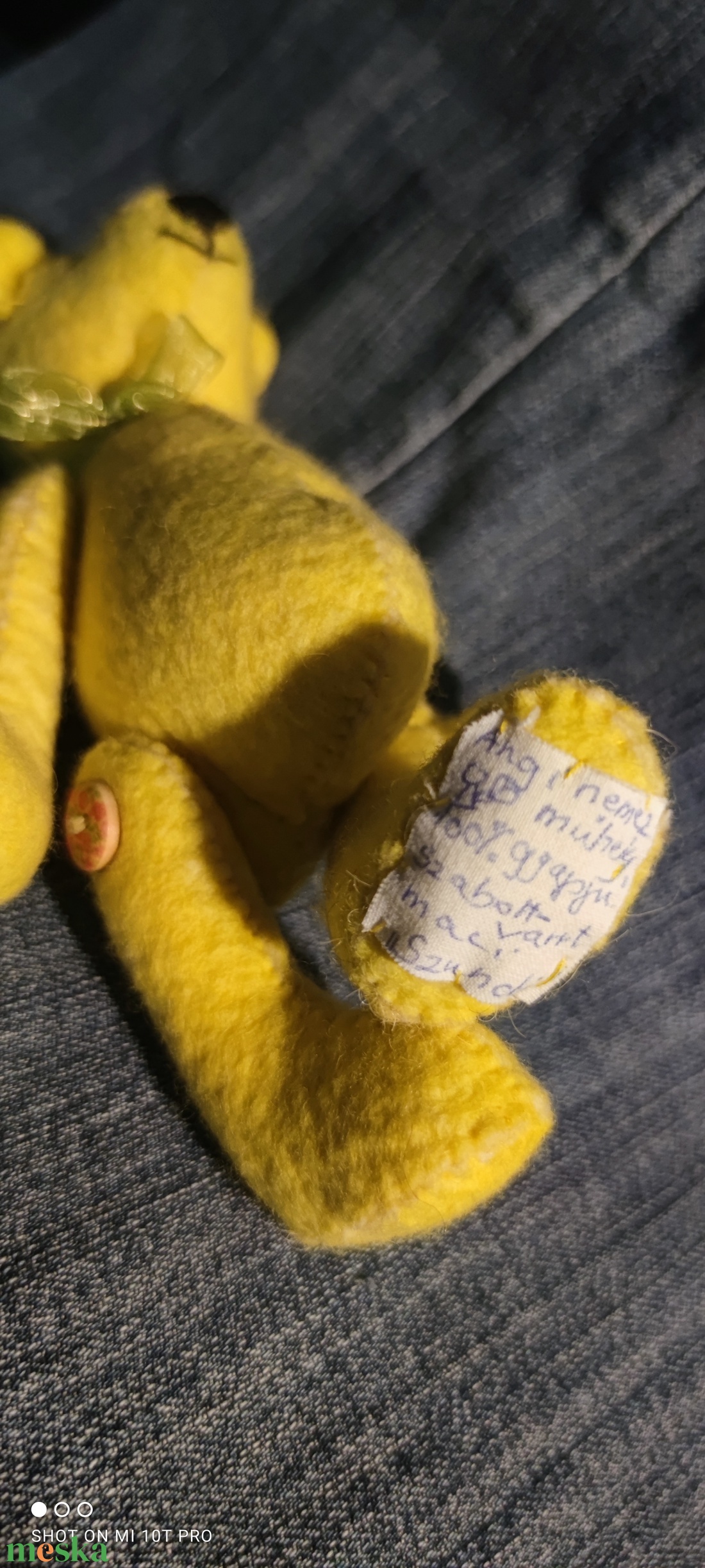 Szundi Szabott - varrt gyapjú mackó gyűjtőknek  - játék & sport - plüssállat & játékfigura - egér - Meska.hu