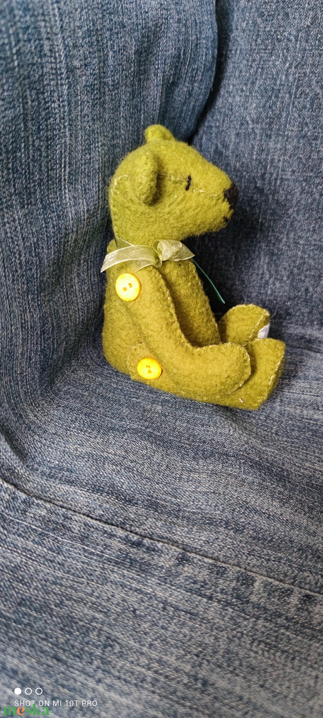 Zöli Szabott - varrt gyapjú mackó gyűjtőknek  - játék & sport - plüssállat & játékfigura - egér - Meska.hu