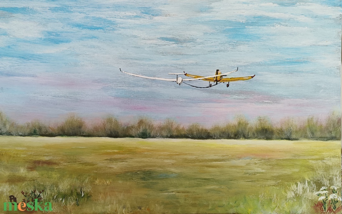 Útban az ég felé....... - művészet - festmény - akril - Meska.hu