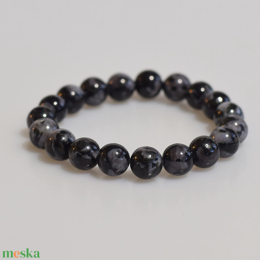 Meditáció karkötő- gabbro (misztikus merlinit) - ékszer - karkötő - gyöngyös karkötő - Meska.hu Meditáció karkötő- gabbro (misztikus merlinit) - ékszer - karkötő - gyöngyös karkötő - Meska.hu