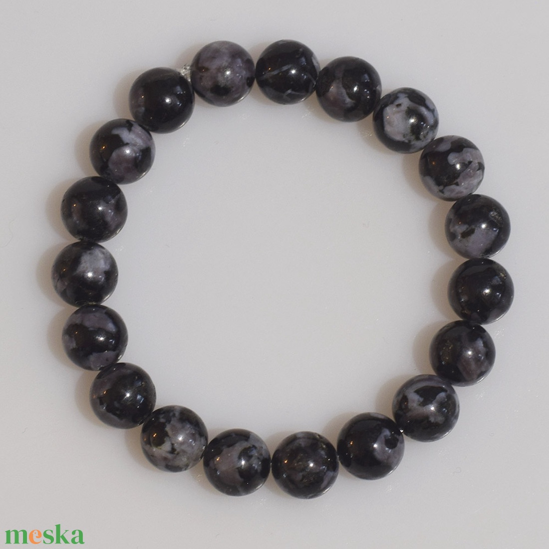 Meditáció karkötő- gabbro (misztikus merlinit) - ékszer - karkötő - gyöngyös karkötő - Meska.hu Meditáció karkötő- gabbro (misztikus merlinit) - ékszer - karkötő - gyöngyös karkötő - Meska.hu