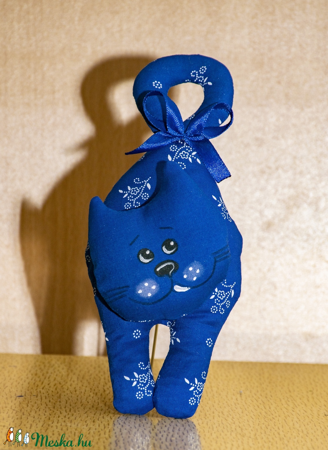 Kékfestő textil cica - - Meska.hu Kékfestő textil cica - - Meska.hu