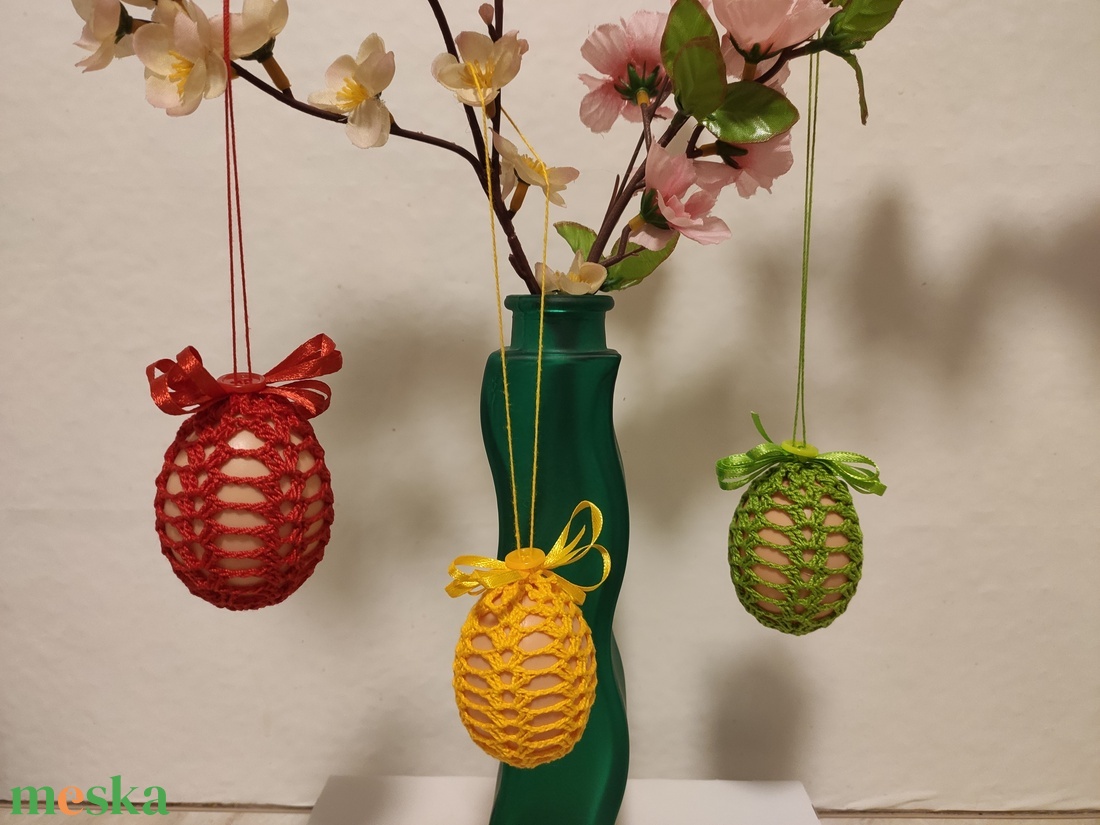 Színes horgolt tojás -  - Meska.hu