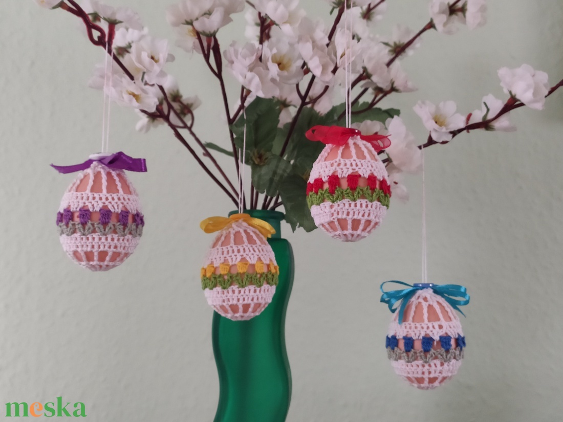 Tulipános húsvéti tojás - otthon & életmód - dekoráció - fali és függő dekoráció - függődísz - Meska.hu