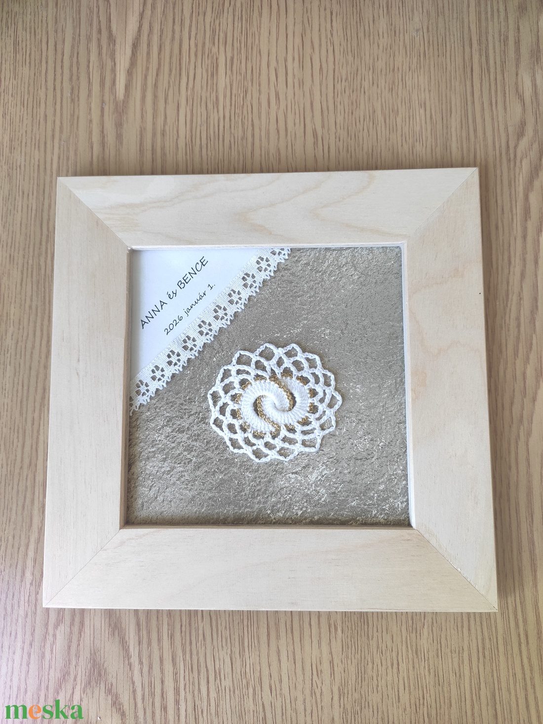 Karikagyűrűs esküvöi kép - esküvő - emlék & ajándék - doboz - Meska.hu