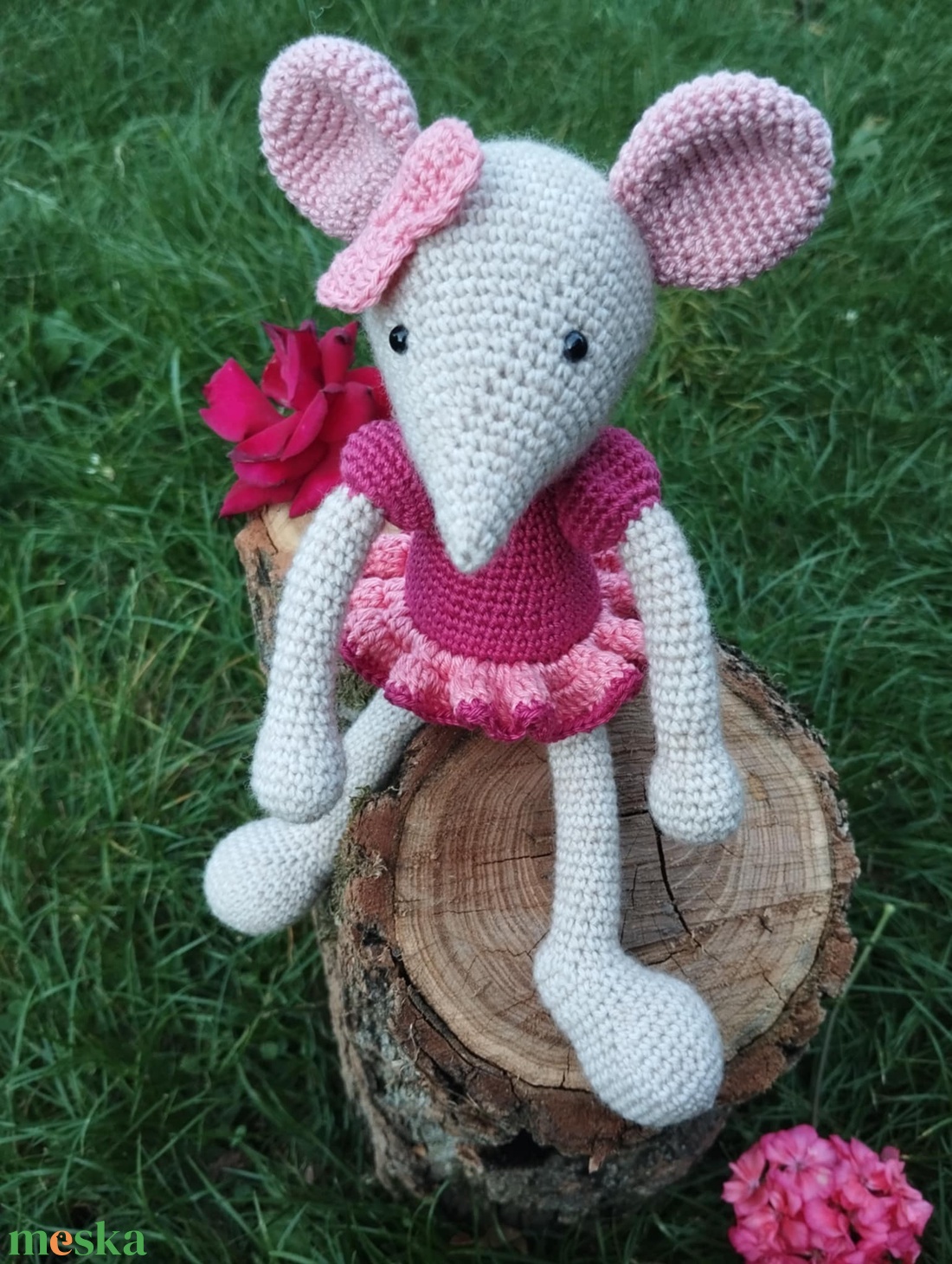 Pinky a balerina egér - játék & sport - plüssállat & játékfigura - egér - Meska.hu