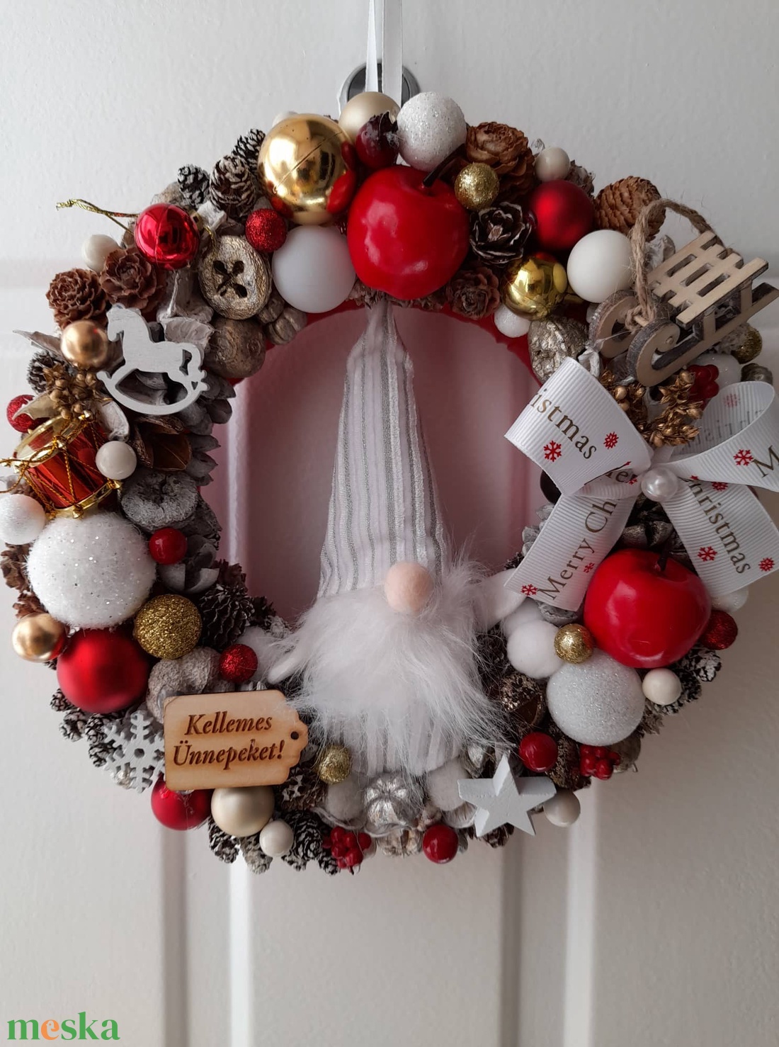 Adventi kopogtató - karácsony - adventi díszek - adventi ajtódísz - Meska.hu Adventi kopogtató - karácsony - adventi díszek - adventi ajtódísz - Meska.hu